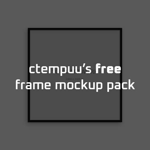 ctempuu Free Frame Mockup Pack